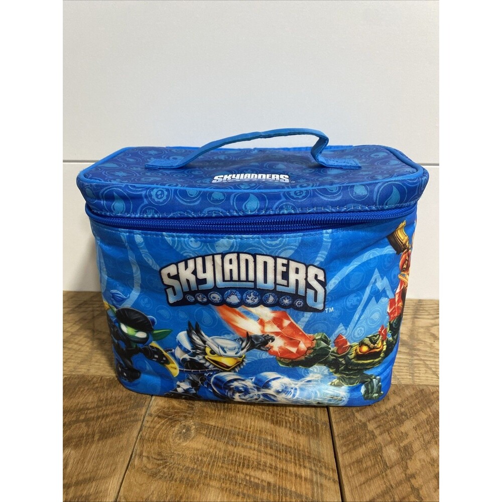 Skylanders Carrying Case Travel Bag Soft Tote Blue 2014